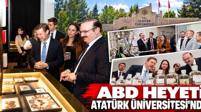 ABD Ankara Büyükelçiliği Kamu Diplomasisi Heyetinden Atatürk Üniversitesine Ziyaret