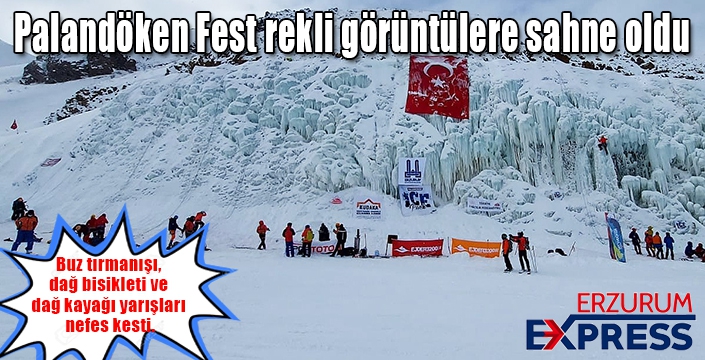 Sporseverler Palandöken’de hem yarıştı hem eğlendi