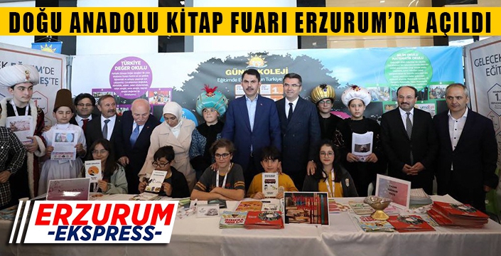 Doğu Anadolu Erzurum kitap fuarı açıldı