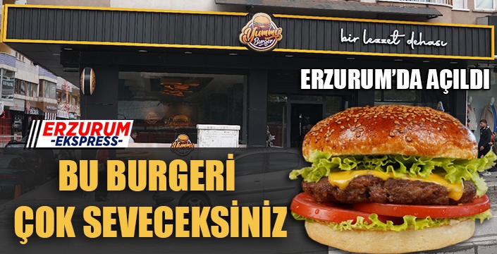 Yummy Burger Çaykara Caddesinde açıldı