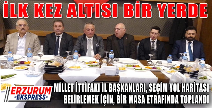 ERZURUM'DA İLK KEZ ALTISI BİR ARADA