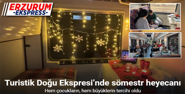 Turistik Doğu Ekspresi’nde sömestr heyecanı