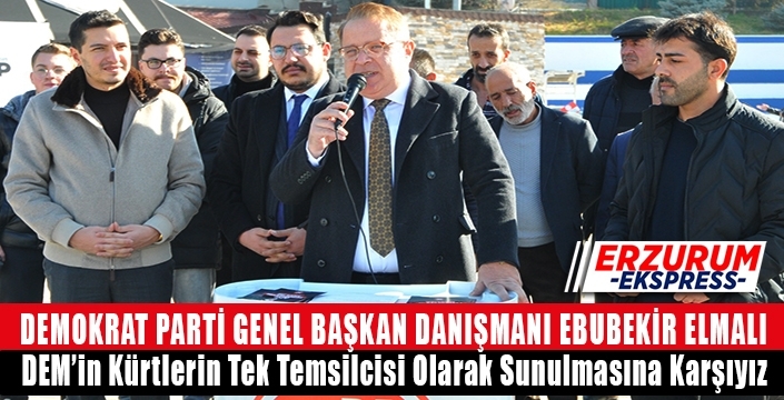 Elmalı, DEM’in Kürtlerin Tek Temsilcisi Olarak Sunulmasına Karşıyız