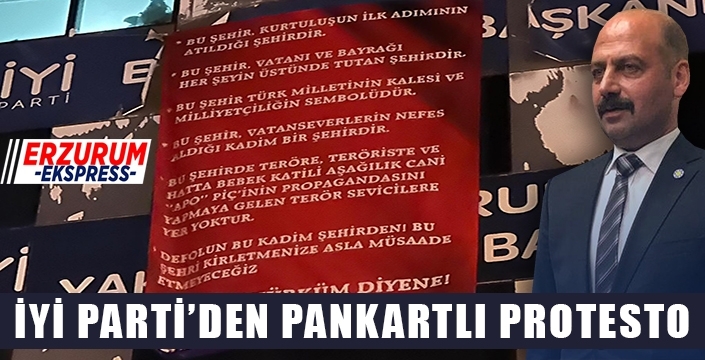 İYİ Parti'de parkartlı protesto
