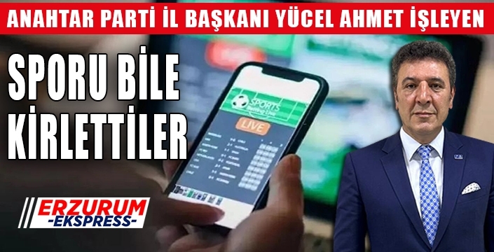 Sporu bile kirlettiler.