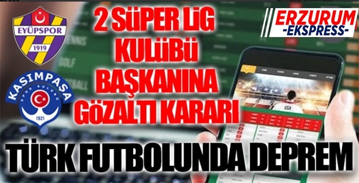 Türk futbolunda deprem…