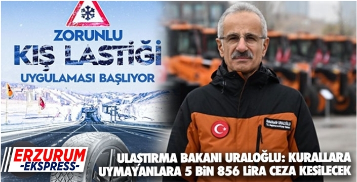 Zorunlu kış lastiği uygulaması yarın başlıyor