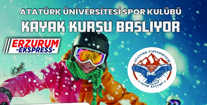 Atatürk Üniversitesi Spor Kulübü kayak kursu başlıyor