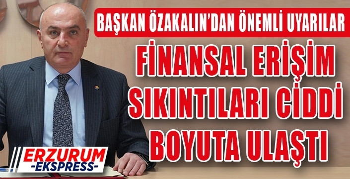 Özakalın'dan önemli uyarılar.