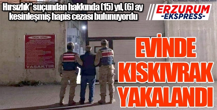 Hakkında yakalama kararı bulunan şahıs kıskıvrak yakalandı...
