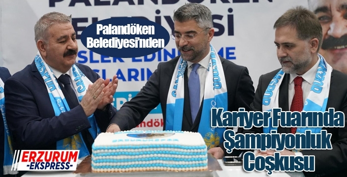 Palandöken Belediyesi’nden Kariyer Fuarında Şampiyonluk Coşkusu