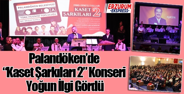 Palandöken’de “Kaset Şarkıları 2” Konseri Yoğun İlgi Gördü
