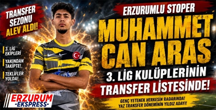Muhammet Can Aras, TFF 3. Lig kulübünün transfer listesinde