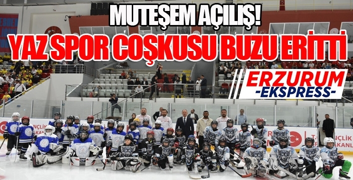 MUTEŞEM AÇILIŞ! YAZ SPOR COŞKUSU BUZU ERİTTİ