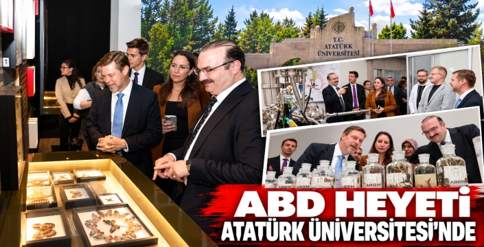 ABD Ankara Büyükelçiliği Kamu Diplomasisi Heyetinden Atatürk Üniversitesine Ziyaret