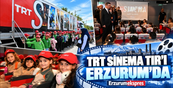 TRT Sinema Tırı çocukları beyaz perdeyle buluşturdu...