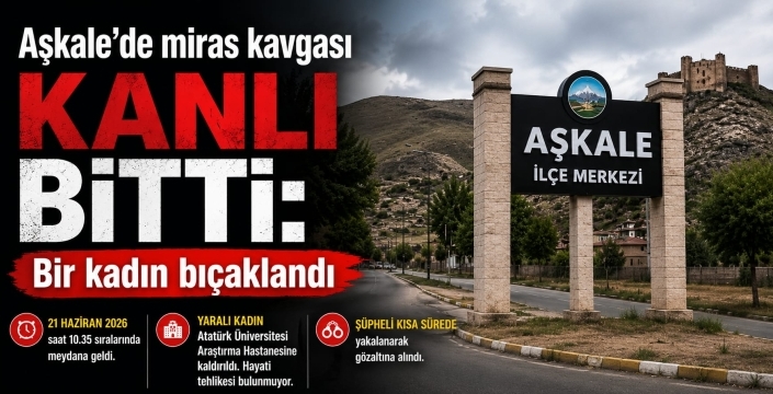 Aşkale’de miras kavgası kanlı bitti