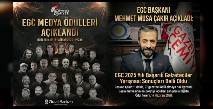 EGC'nin ödülleri açıklandı...