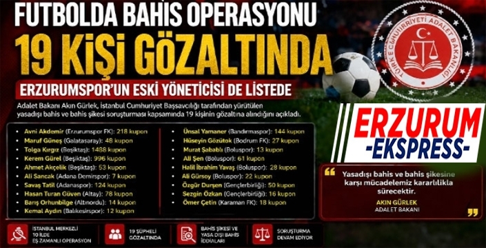 Eski yönetici Avni Akdemir'e bahis gözaltısı...