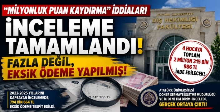 Milyonluk puan kaydırma iddialarında ters sonuç: Fazla değil, eksik ödeme yapılmış...