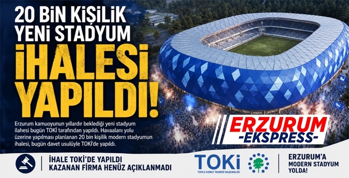 Yeni stadyumun ihalesi yapıldı...